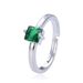 Unisex Simple Style Square Colored Diamond Zircon CZ Ring Female Index Finger Ring Opening Adjustable Ins Style_ipsvogv.com