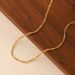 Bracelet French Non Fading Light Luxury Niche Collarbone Plated With Versatile Titanium Steel Rice Bead Chain_ipsvogv.com