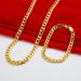 Jewelry Neck Men's Nk Gold Plated With Thick Silver Side Necklace Cuban Chain_ipsvogv.com