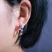 Cao Shi Pinduoduo Colorful Fashion Zircon Women's Versatile Earrings_ipsvogv.com
