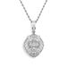 INS New Lion Head Full Zircon Hip Hop Trendy Two Color Pendant Men's Jewelry Series Necklace Accessories_ipsvogv.com