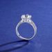 Sterling Silver Ring D Color Moissanite Ring Six Claw Ring Starlight Queen Real Diamond Ring_ipsvogv.com