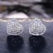 Cao Shi's new fashion ol micro inlaid zircon love women's Earrings wedding anniversary gift_ipsvogv.com