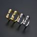 Unisex Jewelry Fashion Diamond Zircon CZ Skull Ring Female Open Design Ring Simple Gold And Silver Color Preservation_ipsvogv.com