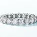 Single Row Full Diamond Moissanite Ring S925 Silver Bright Colored Gem Couple Ring Men And Women_ipsvogv.com
