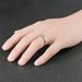 New Titanium Steel Fashionable Plain Frosted Two Tone Men's Ring, Couple Ring_ipsvogv.com