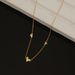 2023 New Compact Opposite Sex Love Necklace, Women's Collarbone Chain, Summer Student Minimalist Titanium Steel Jewelry_ipsvogv.com