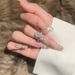 Star Zircon Versatile New Personalized 2024 Luxury Edition Korean Style Adjustable Ring Opening_ipsvogv.com