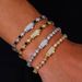 Men's Jewelry Hip Hop New 6mm Cross Star Zircon Tennis Chain High Grade Men's Bracelet_ipsvogv.com
