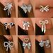 1 Pair Simple Style Bow Knot Inlay Copper Zircon Ear Studs_ipsvogv.com