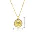 Devil's Eye Necklace Pendant Female Sun Totem Clavicle Chain Does Not Fade Personality Versatile Female_ipsvogv.com