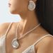 N11486 Fashion Exaggerated Conch Pendant Necklace Personalized Ocean Style Geometric Neckchain_ipsvogv.com