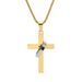Men's Jewelry Stainless Steel Personality Cross Necklace Hip Hop Long Pendant Accessories_ipsvogv.com