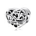 Women's Jewelry MAGIC CHARMS S925 Sterling Silver Hollow Plain Silver Beaded Love Heart Shaped String Bracelet Diy Accessories Beads_ipsvogv.com