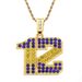 Fashionable New Product Alloy Number Exaggerated Full Diamond 12 Pendant Fried Dough Twists Necklace Fashionable And_ipsvogv.com