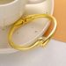 Fashion Water Drop Streame Exaggerated Metallic Glazed Face Hug Spring Opening Bracelet_ipsvogv.com
