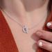 H Pig Nose Full Necklace Light Luxury Fashion Gold Plated Love Horse Home Diamond Set Small Q Pendant Clavicle Chain_ipsvogv.com