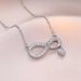 Titanium steel clavicle chain geometric design 8-word necklace Women's Light luxury niche high sense accessories ins style all-match jewelry_ipsvogv.com