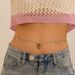 Sweet And Cool Spicy Girls' Fashionable Su Butterfly Pendant Double Layer Waist Women's Sexy Street Shooting Single Loop_ipsvogv.com