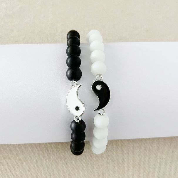 Gossip natural stone beaded best friend bracelet personality simple couple bracelet_ipsvogv.com