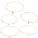 Handicrafters With Simple Diamond Inlay, Metal Rudder, Arrow, Heart Shaped Thin Bracelet, Open Hand Decoration_ipsvogv.com