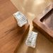 Fashionable, Cool, And Beautiful With Embossed Letter C-shaped Earrings, Women's High-end Feeling, Light Luxury Silver_ipsvogv.com