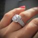 Yiwu Sanjie New Double Layered Tiger Claw Square Zircon Ring Inlaid With Topaz Jewelry_ipsvogv.com