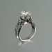 Versatile Men's And Women's Zircon Accessories Flower Shaped Diamond Ring_ipsvogv.com