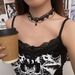 Women’s Jewelry Set Fashion Black Lace Accessories Butterfly Leather Necklace Choker Necklace Niche Design Gothic Punk Style Clavicle Chain Female_ipsvogv.com