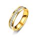 Explosive Stainless Steel Weight Reducing Ring Couple Ring Single Row Point Diamond Stainless Steel Inlaid Diamond Ring_ipsvogv.com