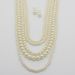 New Fashion Set with Diamond Pearl Flower Necklace Long Sweater Chain Jewelry 8390_ipsvogv.com