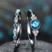 Fashion Versatile Zircon Women's Two Piece With Micro Set Green Ring Jewelry_ipsvogv.com