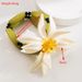 Hot Selling White Flower Earring Bracelet, Double Layered Necklace, New Bohemian Vacation Accessory_ipsvogv.com