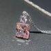 Cao Shi's Sugar Necklace, Peach Blossom Transportation Trend, Exquisite Square Pendant, And Accessories_ipsvogv.com