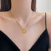 Body 【 Full Titanium Steel 】 Cool And Cool Style Shell Personality Minimalist. True Gold Necklace In The Furnace. Female 【 】 Minimalist. Furnace._ipsvogv.com