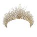 Handmade Full Diamond Crown Headdress Bride Crown Full Of Star Round Diamond Wedding Dress Wedding Headdress_ipsvogv.com