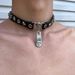 Leopad Head Zippe Necklace, Haajuku Gothic Subcultue, Niche Design, Vesatile Neck Stap, Punk Hip-hop Leathe_ipsvogv.com