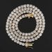 Accessories Hip-Hop Tennis Chain Zircon Jewelry For Women High-End Sense Personality Men's Necklace_ipsvogv.com