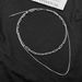 Simple And Versatile Double Layer Splicing Necklace For Men And Women Hip Hop Personality Stacked Snake Bone Clavicle Necklace_ipsvogv.com