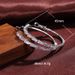 Cao Shi's new exaggerated accessories are fashionable, simple and gold women's Zircon Earrings and large earrings_ipsvogv.com