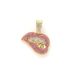 Trendy Hip-hop Alloy Carved Red Lips Full Of Diamonds Sexy Mouth Pendant Cuban Chain Necklace_ipsvogv.com