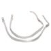 New Fashionable Simple Fried Dough Twists Handmade Smooth Toe Chain 2-piece Set_ipsvogv.com