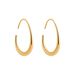 Unisex Fashion Sense Egg Shaped Stainless Steel Ear Hooks For Women Trendy Atmospheric Fashion Earrings Ins Cold Wind Ear Accessories_ipsvogv.com