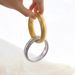 Women's Jewelry Stainless Steel Fashion Double Ring Gold Bracelet Personality Simple Cold Style Titanium Steel Retro Jewelry_ipsvogv.com