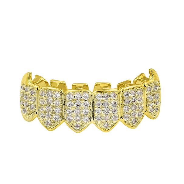 INShiphop Set Pointed Jewelry With Micro Gold Decoration Teeth_ipsvogv.com