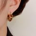 French Style Zircon Circle Hoop Niche Design Exquisite Light Luxury High-end Fashion Earrings For Women_ipsvogv.com