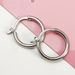 316 stainless steel round wire earrings fashion simple ear buckle trend men's and women's earrings spot supply_ipsvogv.com