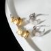Earrings sterling silver brushed round earrings simple fashion ins style jewelry earrings Korean girls high-end sense_ipsvogv.com