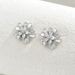 Light luxury sweet summer flower simple spicy style inlaid with zircon earrings, versatile and elegant earrings_ipsvogv.com