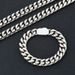 Men's Jewelry Cuban Bracelet Jewelry Female Hip Hop Trend Simple Round Grinding Stainless Steel Encryption Bracelet_ipsvogv.com